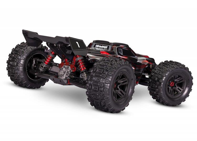 Traxxas Sledge 1/8 Truck 6s Belted Röd - 4