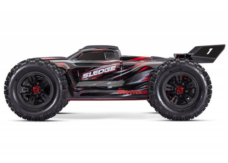Traxxas Sledge 1/8 Truck 6s Belted Röd - 2