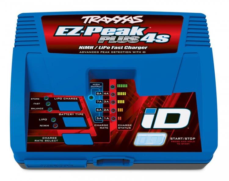 Traxxas EZ-Peak Plus 8A NiMH/LiPo 2-4S Laddare Auto iD - 8