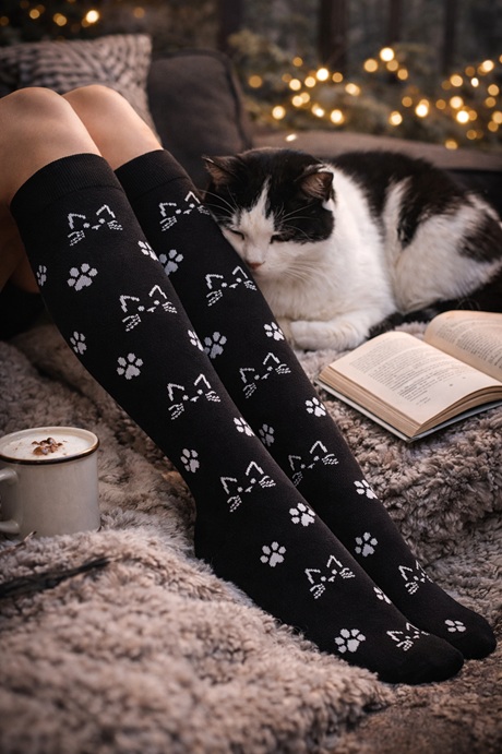 3-Pack Sthlm Sock co. Stödstrumpor Katter - 2