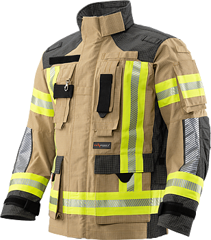 Brannbekledning, TEXPORT Guardian RSQ JAKKE  STANDARD, IB-TEX®, X-TREME LIGHT®, STANDARD, EN 1149-5:2018, EN 469:2020  reflective striping R2