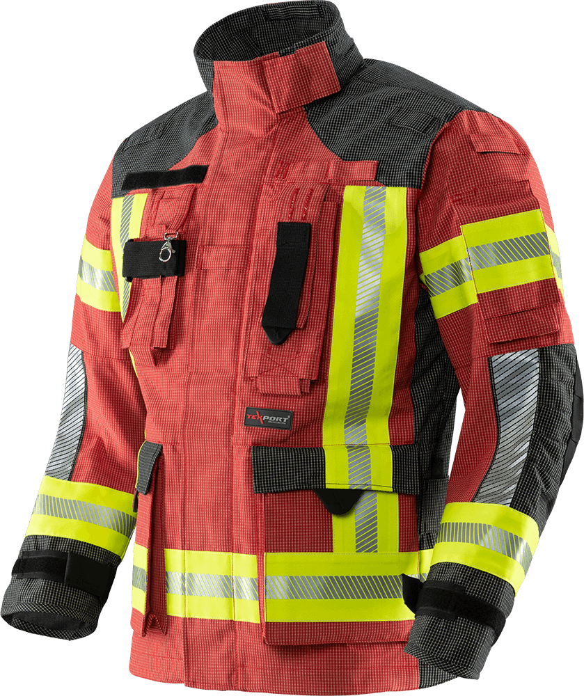 Brannbekledning, TEXPORT Guardian RSQ JAKKE  STANDARD, IB-TEX®, X-TREME LIGHT®, STANDARD, EN 1149-5:2018, EN 469:2020  reflective striping R2 - 3