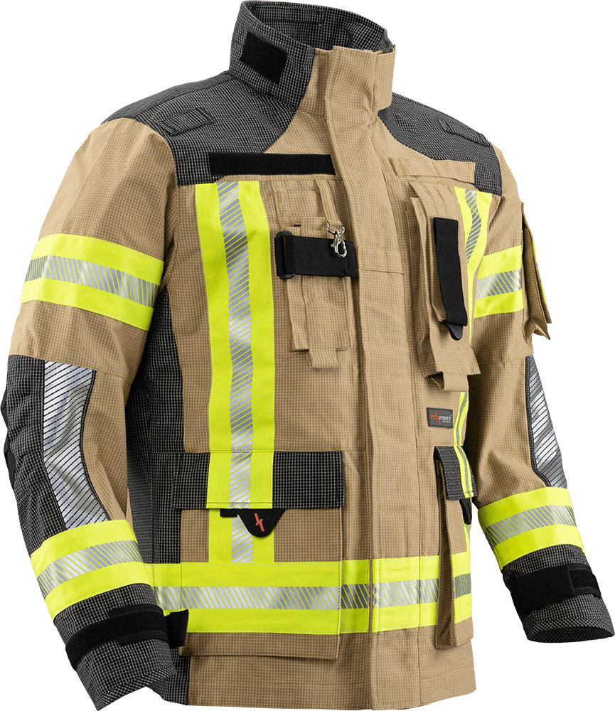 Brannbekledning, TEXPORT Guardian RSQ JAKKE  STANDARD, IB-TEX®, X-TREME LIGHT®, STANDARD, EN 1149-5:2018, EN 469:2020  reflective striping R2 - 6