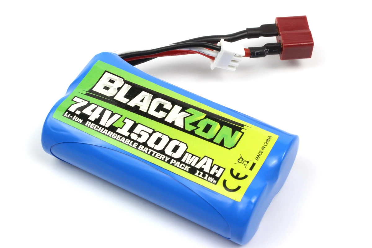   BLACKZON Battery Pack (Li-ion 7.4V, 1500mAh), /T-Plug