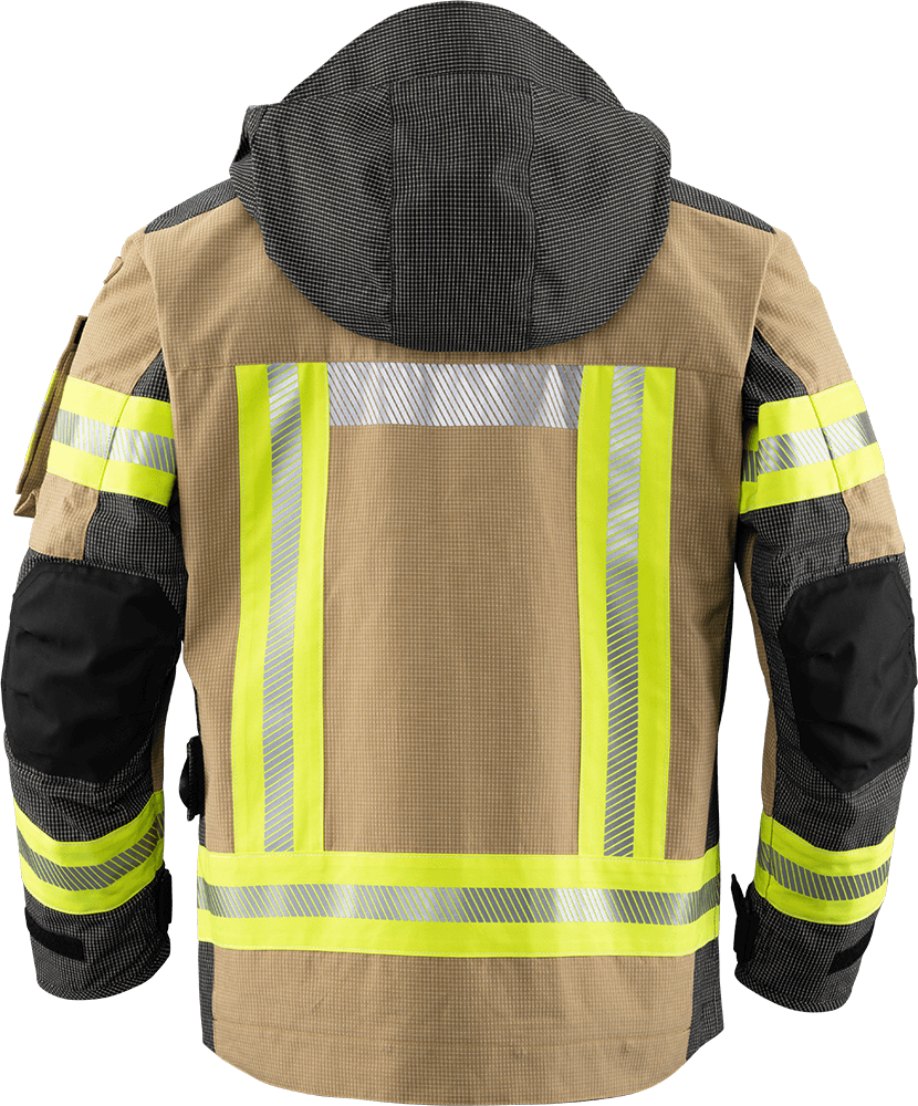 Brannbekledning, TEXPORT Guardian RSQ JAKKE  med hette, IB-TEX®, X-TREME LIGHT®, STANDARD, EN 1149-5:2018, EN 469:2020  reflective striping R2 - 7