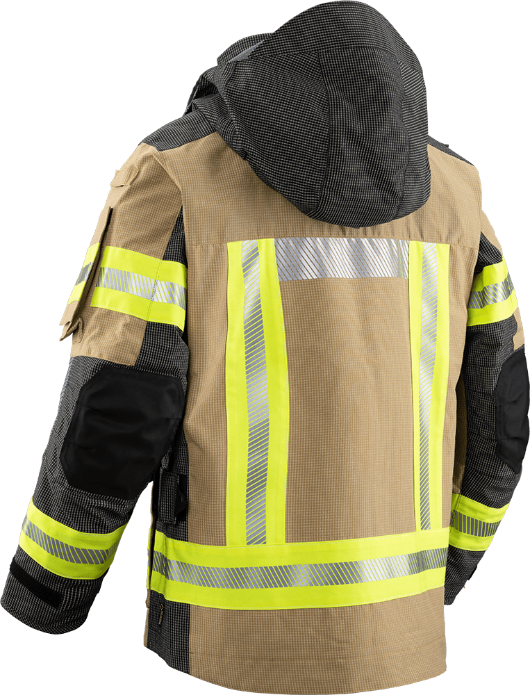 Brannbekledning, TEXPORT Guardian RSQ JAKKE  med hette, IB-TEX®, X-TREME LIGHT®, STANDARD, EN 1149-5:2018, EN 469:2020  reflective striping R2 - 8