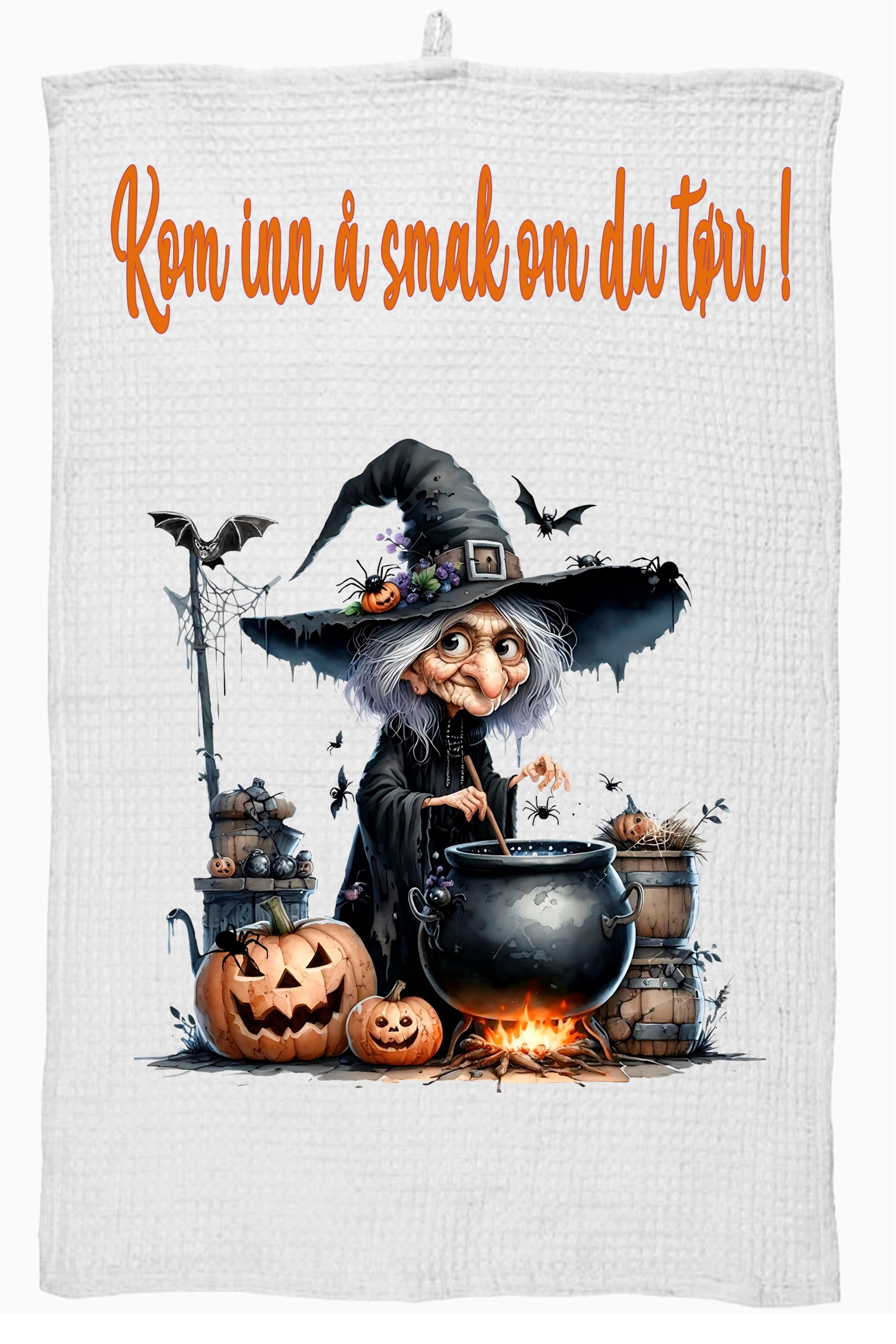 Kjøkkenhåndkle  Halloween 1