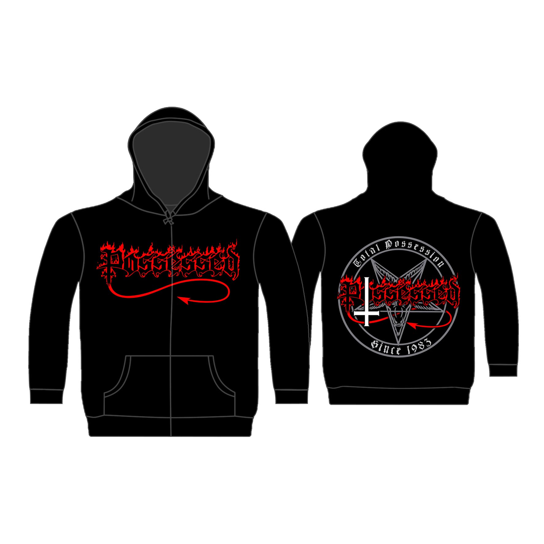 Possessed Total Possession Zip Hoodie