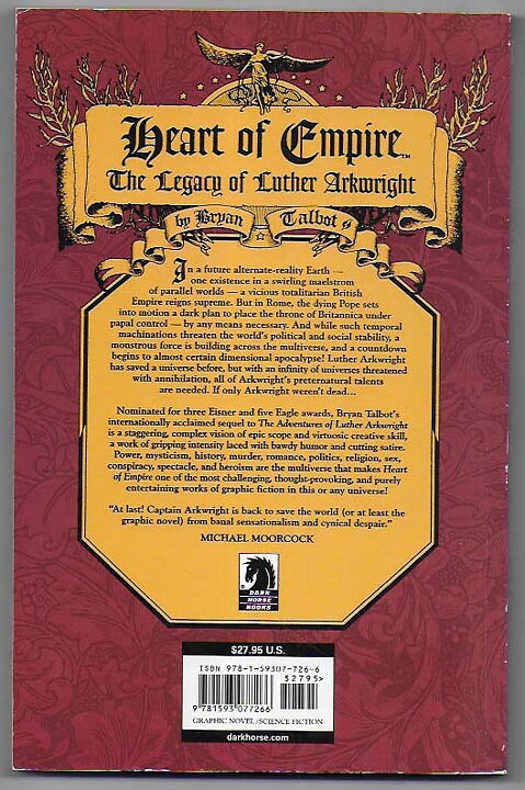 Heart of Empire: The Legacy of Luther Arkwright TP VF Solblekt på ryggen