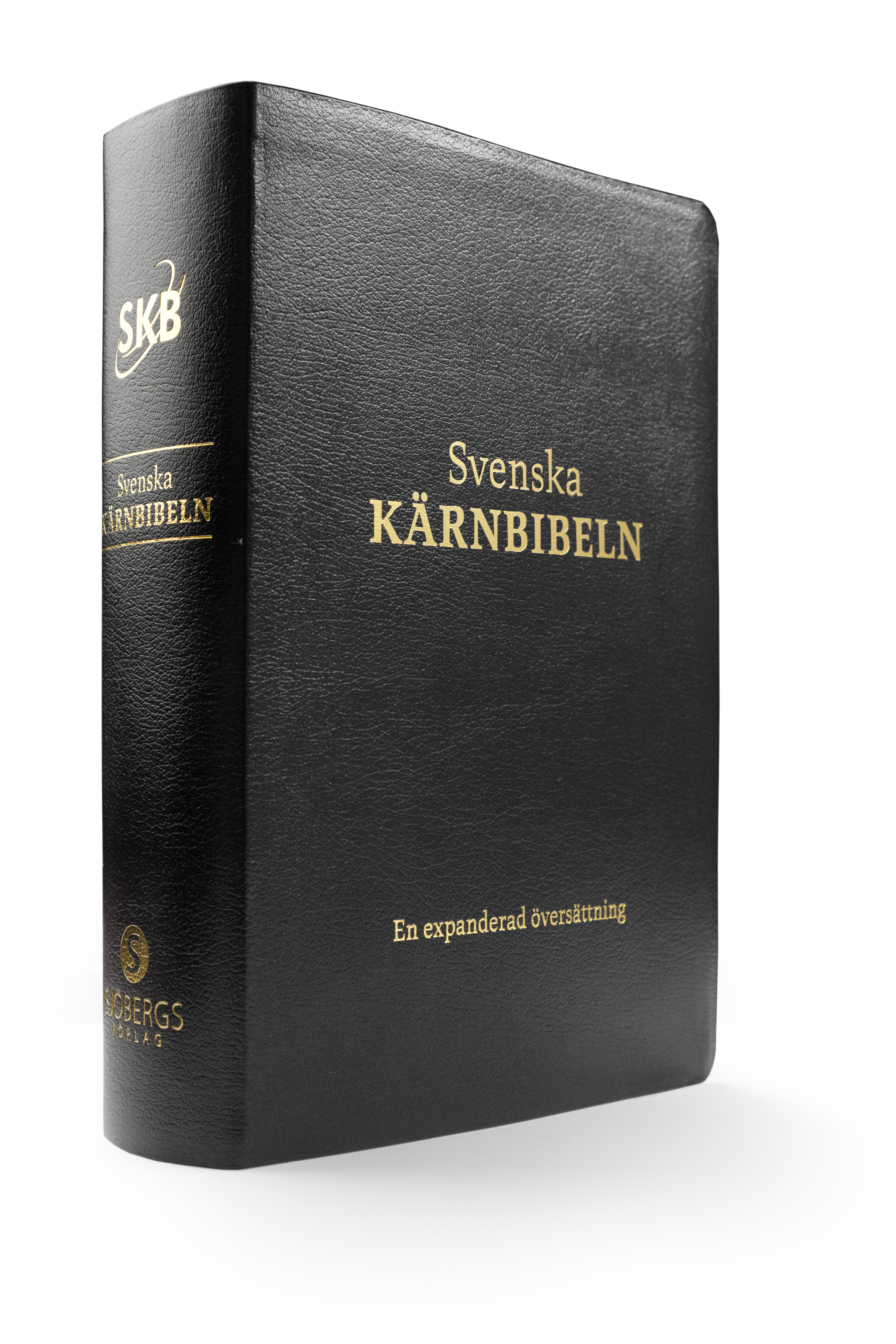 Svenska Kärnbibeln - Helbibel – svart cabraskinn