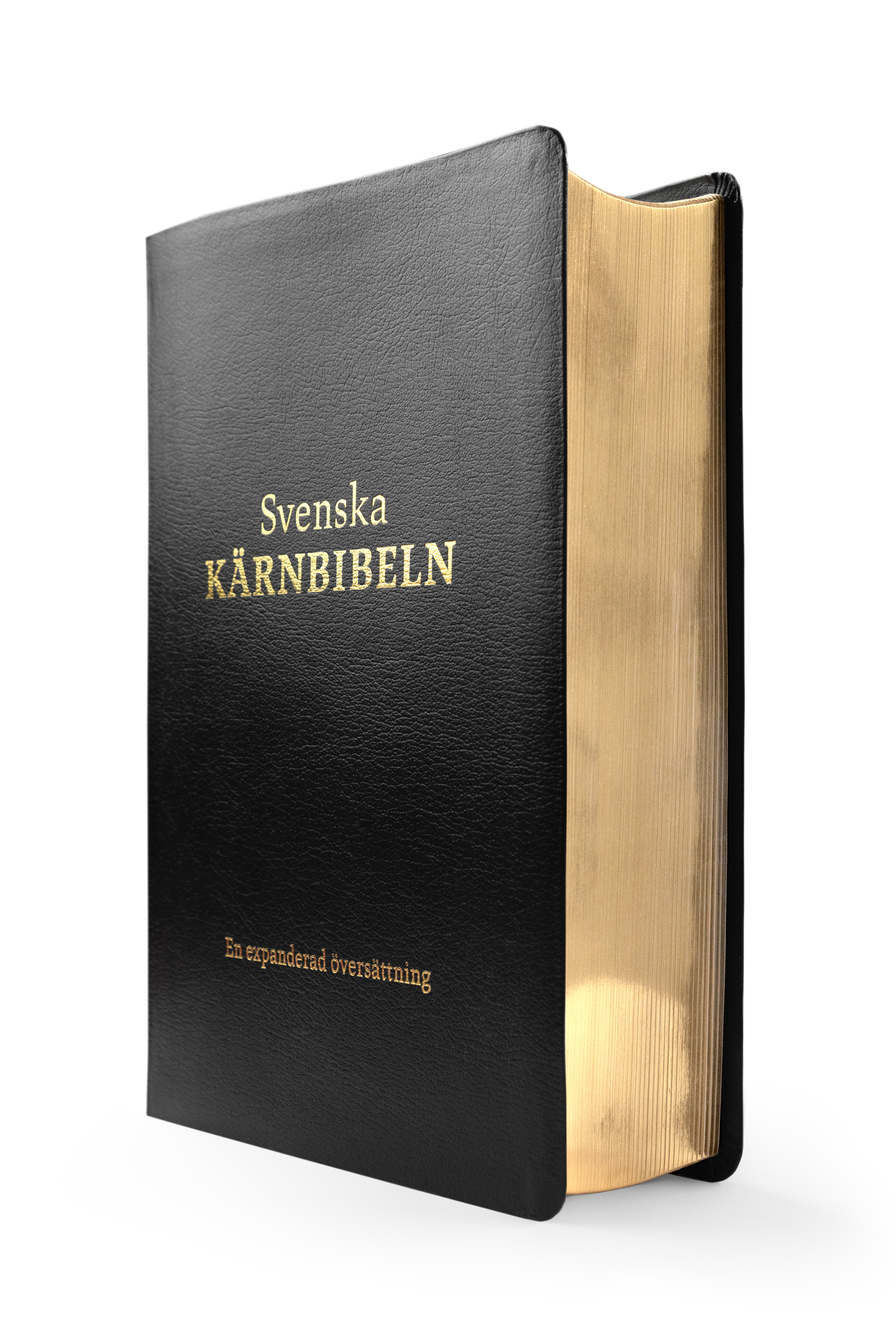 Svenska Kärnbibeln - Helbibel – svart cabraskinn - 2