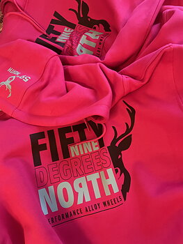 59°North Wheels Hoodie chockrosa