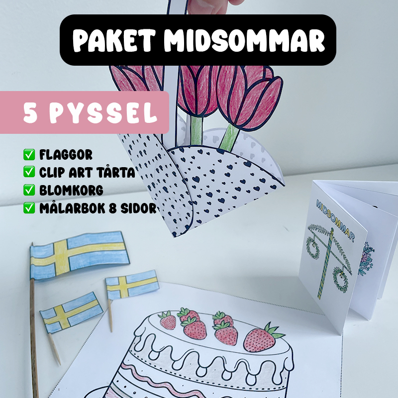 Midsommarpyssel - Pyssel till midsommar - Miniventor