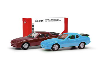 MiKi: Porsche 944, blå/röd