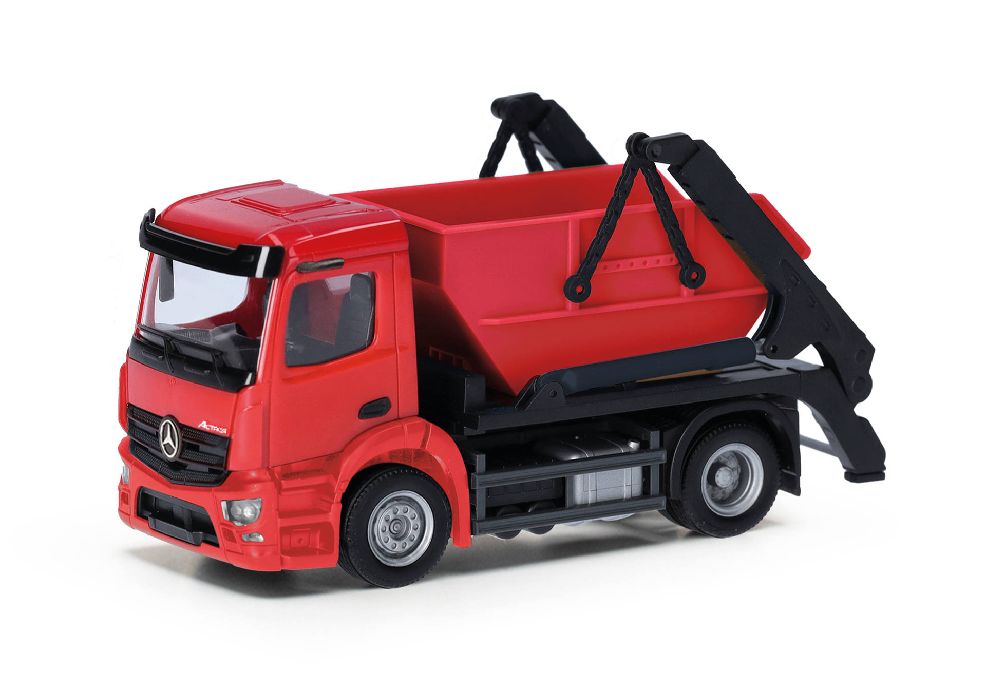 MiKi: MB Actros S liftdumper AK12, röd