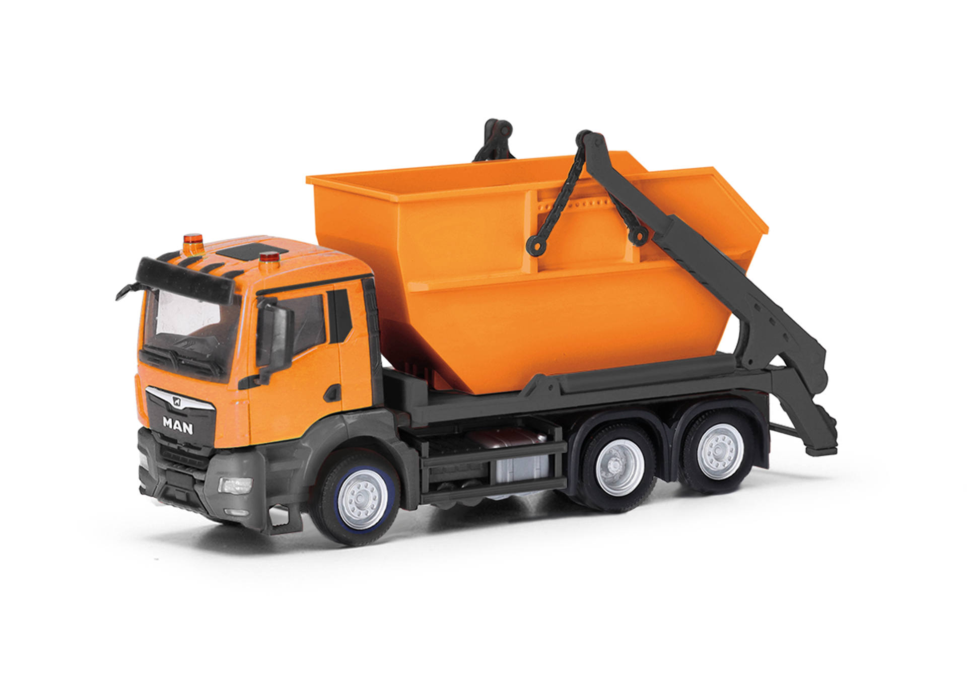 MAN TGS NN liftdumper AK16, orange