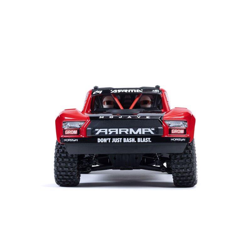 ARRMA MOJAVE GROM MEGA 380 Brushed 4X4 DT RTR with Battery & Charger, Red/Black  - 17