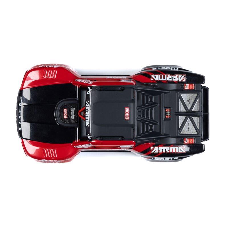 ARRMA MOJAVE GROM MEGA 380 Brushed 4X4 DT RTR with Battery & Charger, Red/Black  - 19