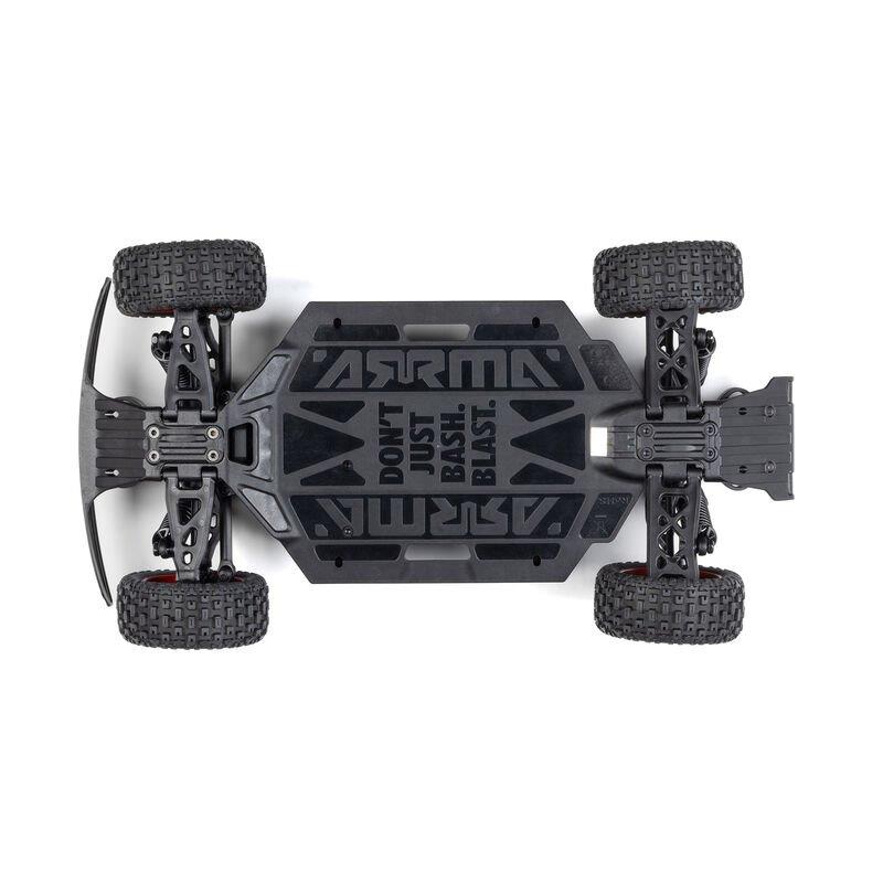ARRMA MOJAVE GROM MEGA 380 Brushed 4X4 DT RTR with Battery & Charger, Red/Black  - 21
