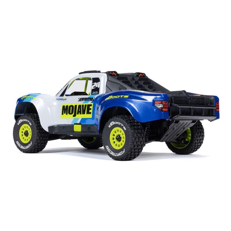 ARRMA MOJAVE GROM MEGA 380 Brushed 4X4 DT RTR with Battery&Charger, Blue/White - 17