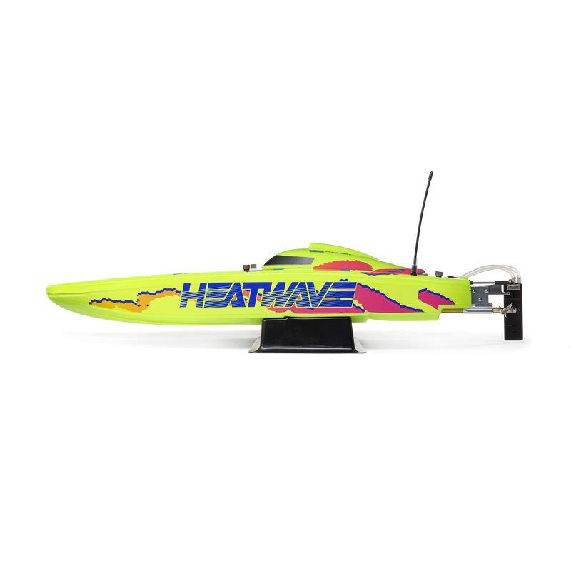 PROBOAT Blackjack 24tum V2 Catamaran Brushless: RTR, Heat Wave Visual - 24