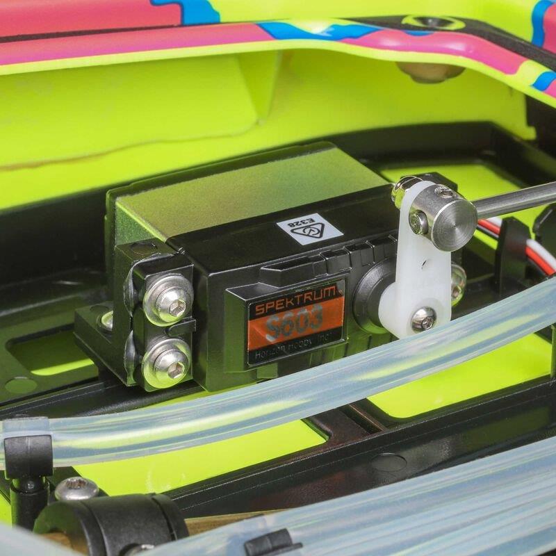 PROBOAT Blackjack 24tum V2 Catamaran Brushless: RTR, Heat Wave Visual - 16