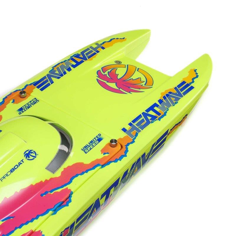 PROBOAT Blackjack 24tum V2 Catamaran Brushless: RTR, Heat Wave Visual - 15