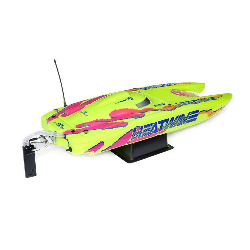 PROBOAT Blackjack 24tum V2 Catamaran Brushless: RTR, Heat Wave Visual - 26