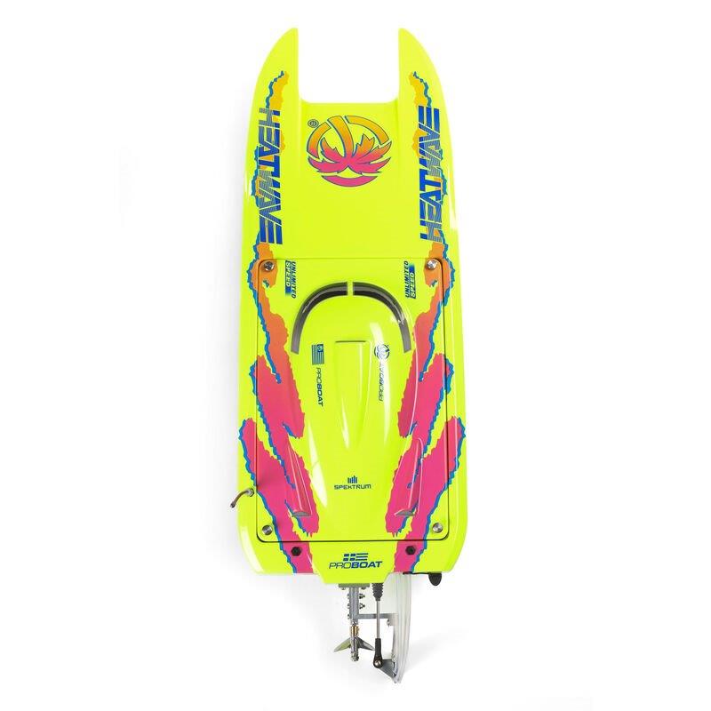 PROBOAT Blackjack 24tum V2 Catamaran Brushless: RTR, Heat Wave Visual - 19