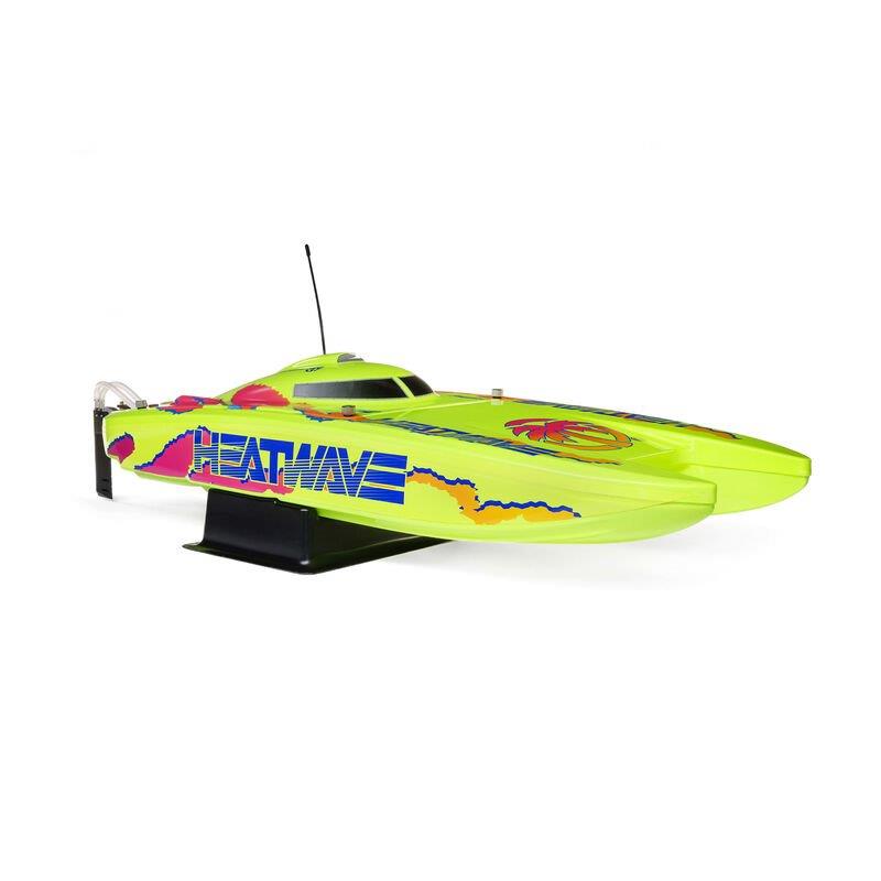 PROBOAT Blackjack 24tum V2 Catamaran Brushless: RTR, Heat Wave Visual - 13