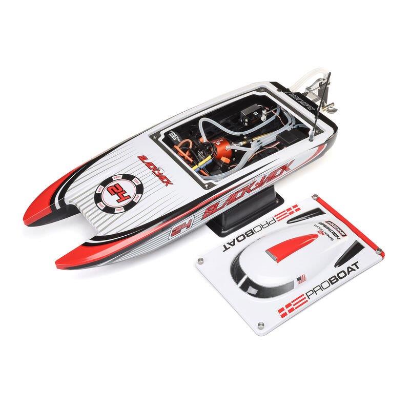PROBOAT Blackjack 24tum V2 Catamaran Brushless: RTR, Vegas Offshore - 15