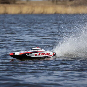 PROBOAT Blackjack 24tum V2 Catamaran Brushless: RTR, Vegas Offshore
