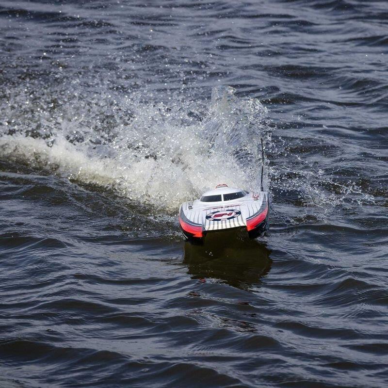 PROBOAT Blackjack 24tum V2 Catamaran Brushless: RTR, Vegas Offshore - 7