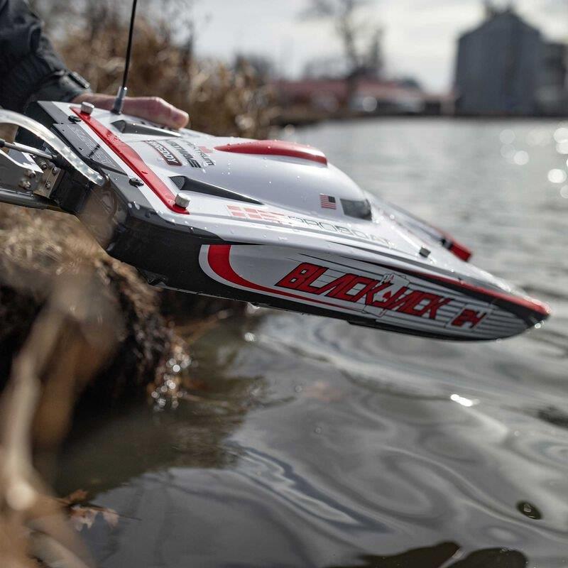 PROBOAT Blackjack 24tum V2 Catamaran Brushless: RTR, Vegas Offshore - 4