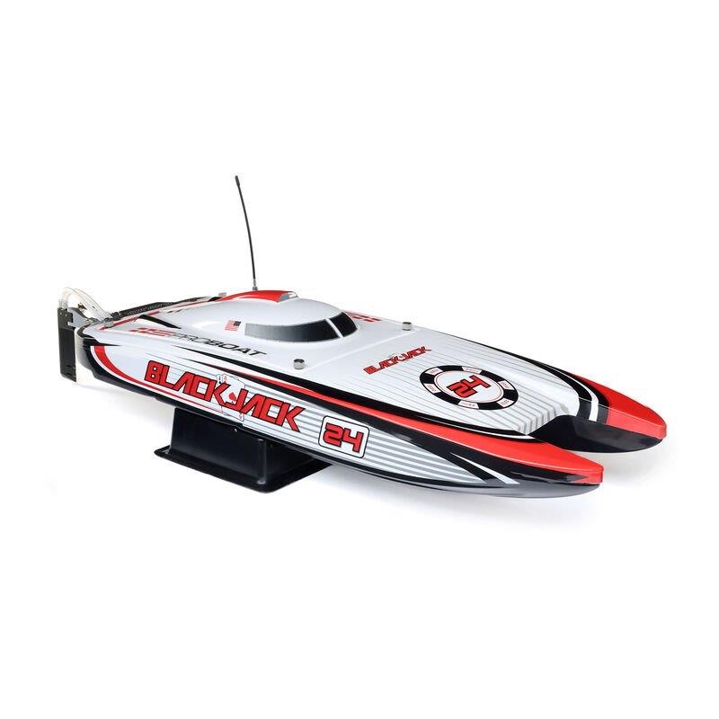 PROBOAT Blackjack 24tum V2 Catamaran Brushless: RTR, Vegas Offshore - 21