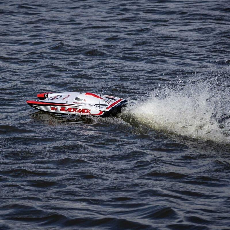 PROBOAT Blackjack 24tum V2 Catamaran Brushless: RTR, Vegas Offshore - 8