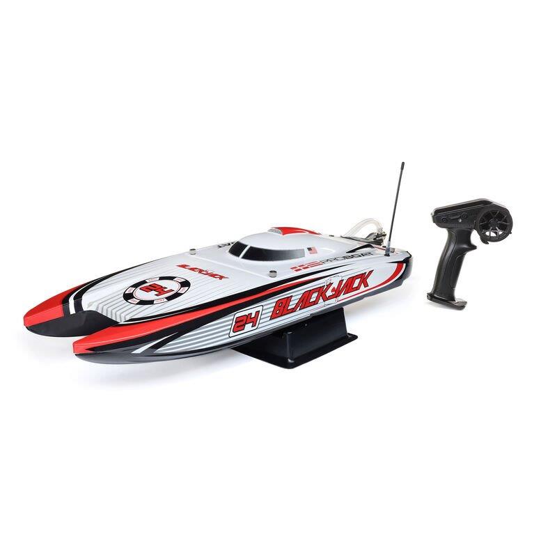 PROBOAT Blackjack 24tum V2 Catamaran Brushless: RTR, Vegas Offshore - 10