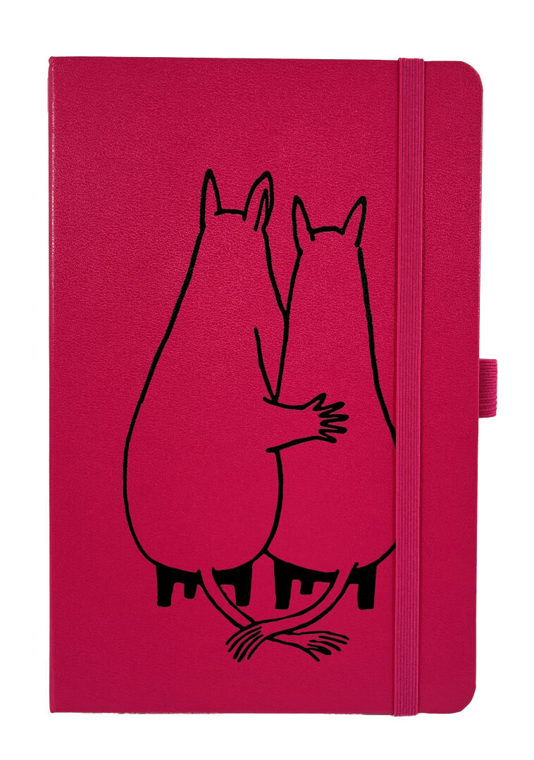 Moomin Notebook A5 "Moomin 80" - The Moomins - Dark Pink - 2