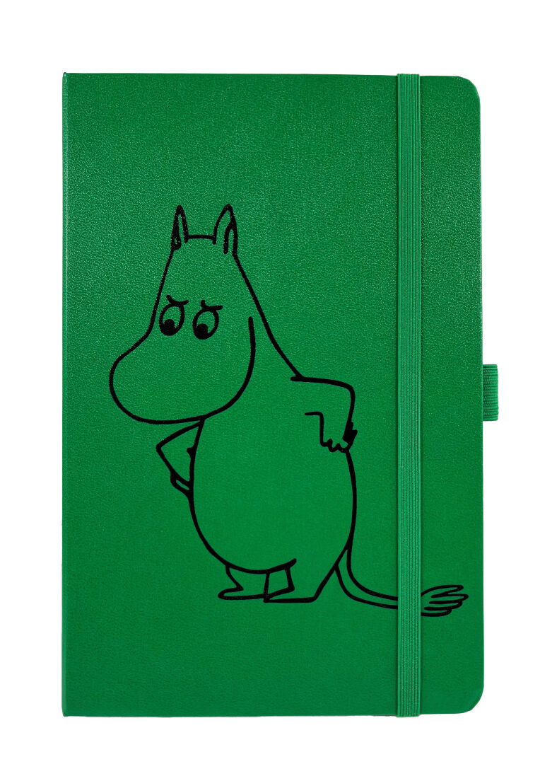 Mumin Skrivbok A5 "Moomin 80" - Mumintrollet - Mörkgrön - 2