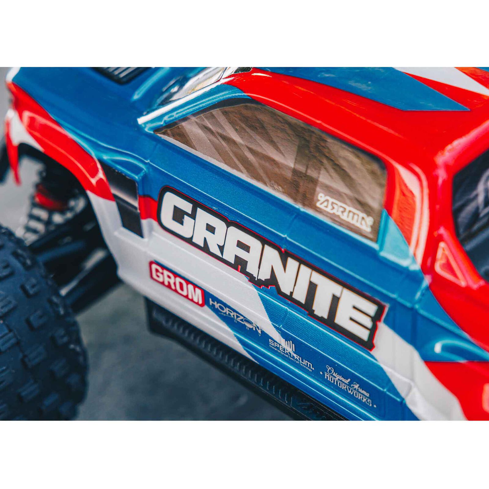 Arrma 1/18 GRANITE GROM MEGA 380 Borstad 4X4 Monster Truck RTR med Batteri & Laddare, Grön - 28