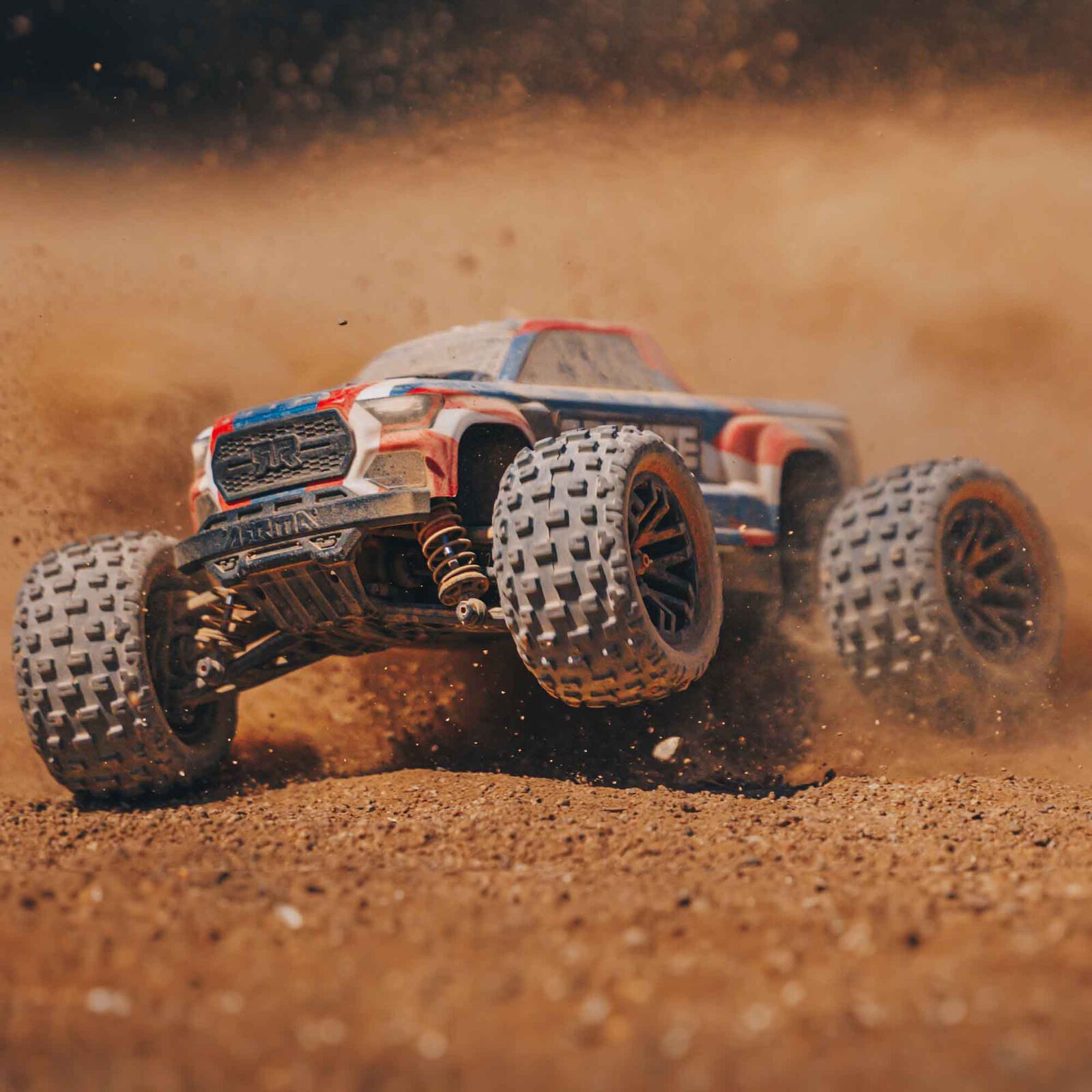 Arrma 1/18 GRANITE GROM MEGA 380 Borstad 4X4 Monster Truck RTR med Batteri & Laddare, Grön - 7