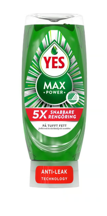 Handdiskmedel Yes Max Power Original Svanen 450ml