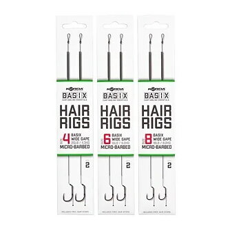 Korda Basix Hair Rigs Wide Gape
