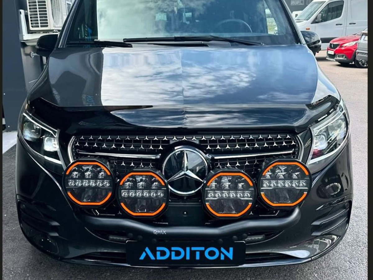 Q-LIGHT Mercedes Vito 24- extraljusfäste (extraljusbåge) för 4st lampor - 4