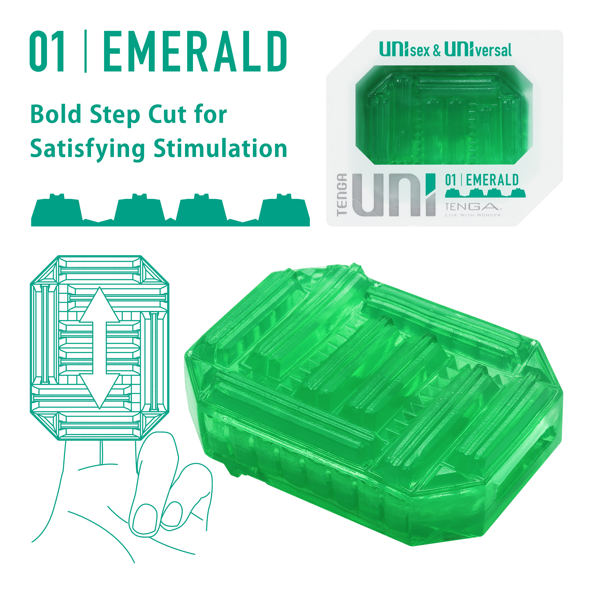 Tenga Uni Emerald - 2