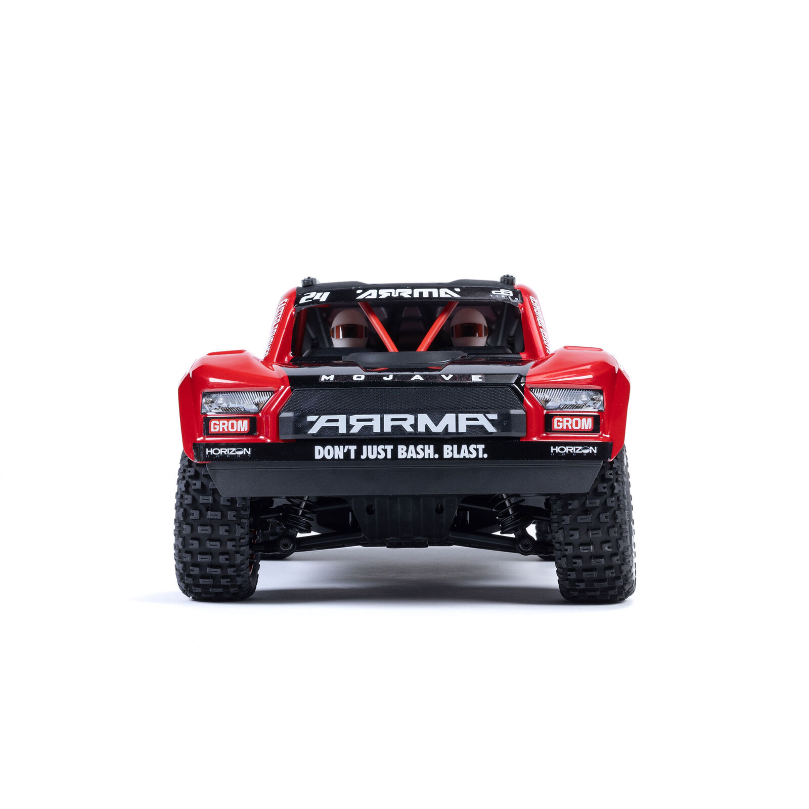 Arrma MOJAVE GROM MEGA 380 Brushed 4X4 Small Scale Desert Truck RTR med Batteri & Laddare, Blå/Vit - 19