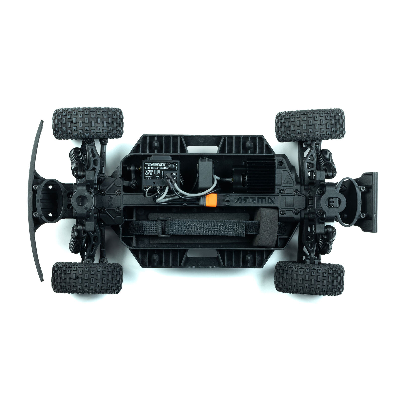 Arrma MOJAVE GROM MEGA 380 Brushed 4X4 Small Scale Desert Truck RTR med Batteri & Laddare, Blå/Vit - 22