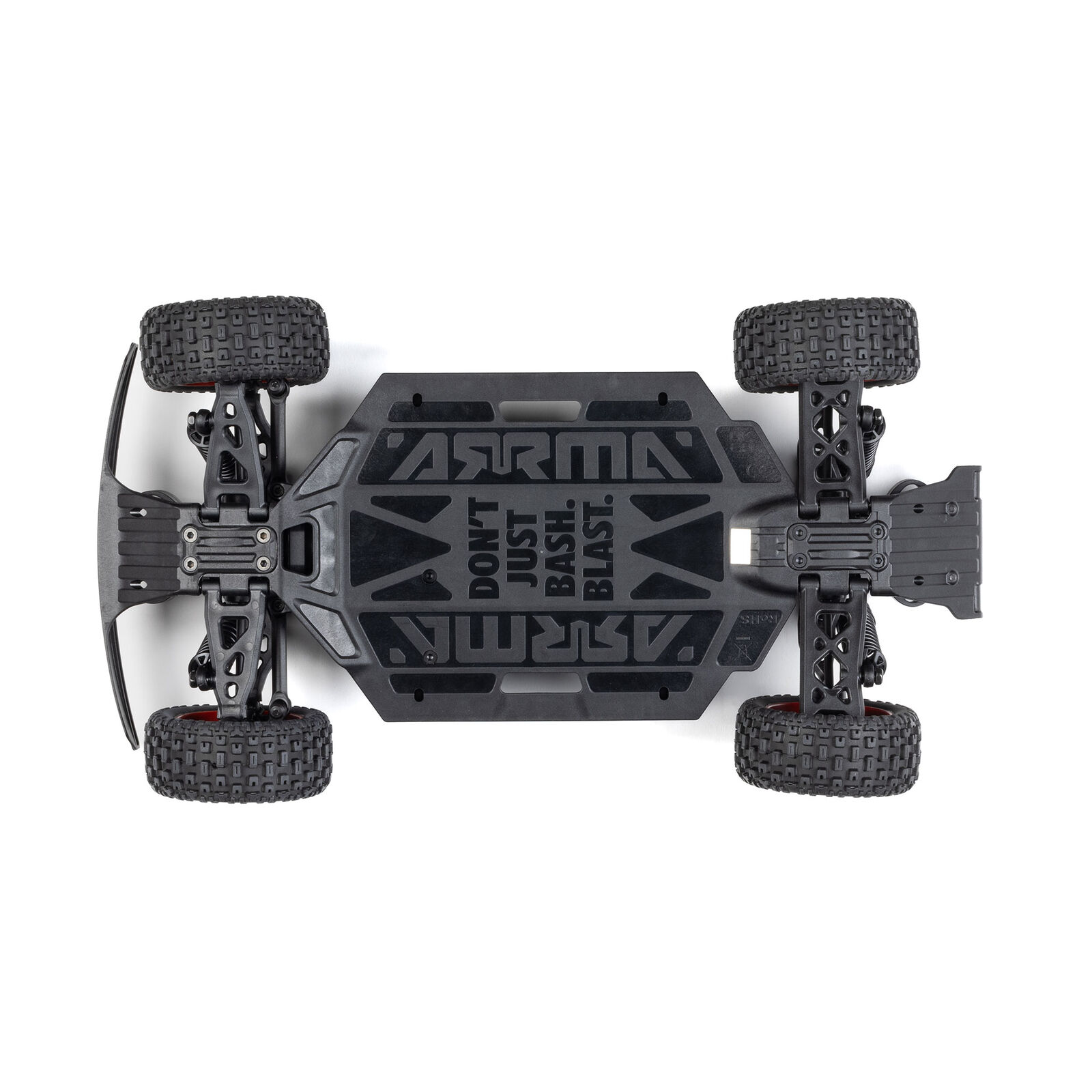 Arrma MOJAVE GROM MEGA 380 Brushed 4X4 Small Scale Desert Truck RTR med Batteri & Laddare, Blå/Vit - 23