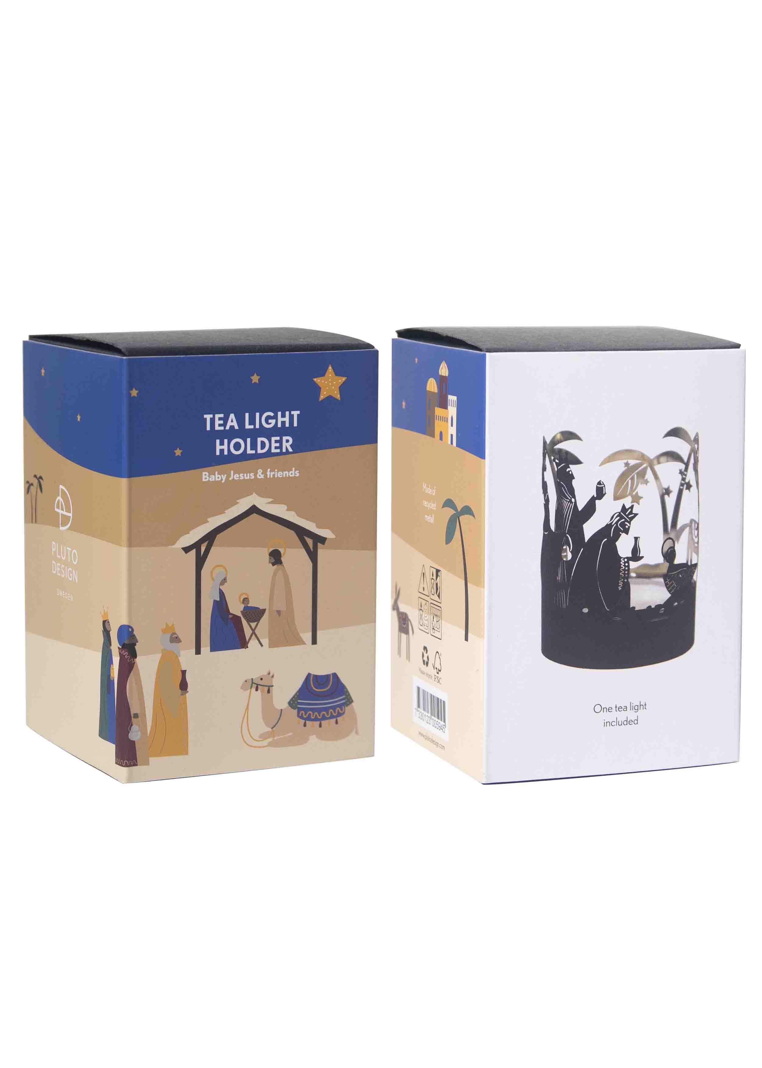 TEA LIGHT BABY JESUS & FRIENDS - 2