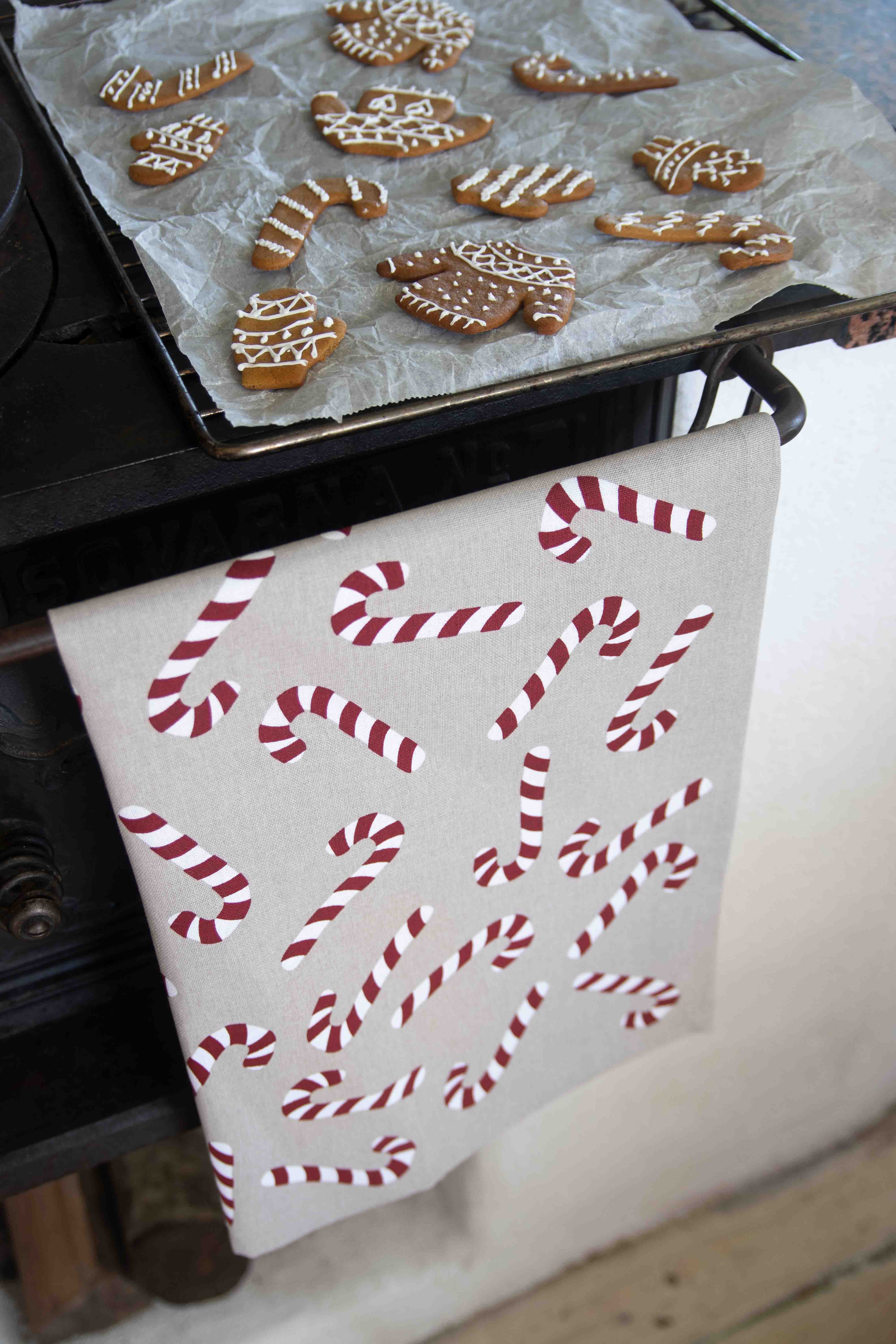KÖKSHANDDUK CANDY CANE